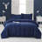 SALOMON Pre-washed Microfiber Reversible 3 Piece Comforter Set-1139214688-1139209341