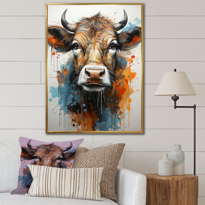 Popart Urban Cow - vache, art mural