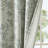 Printed Botanical Blackout Curtain Panel (Only 1 Pc Panel)