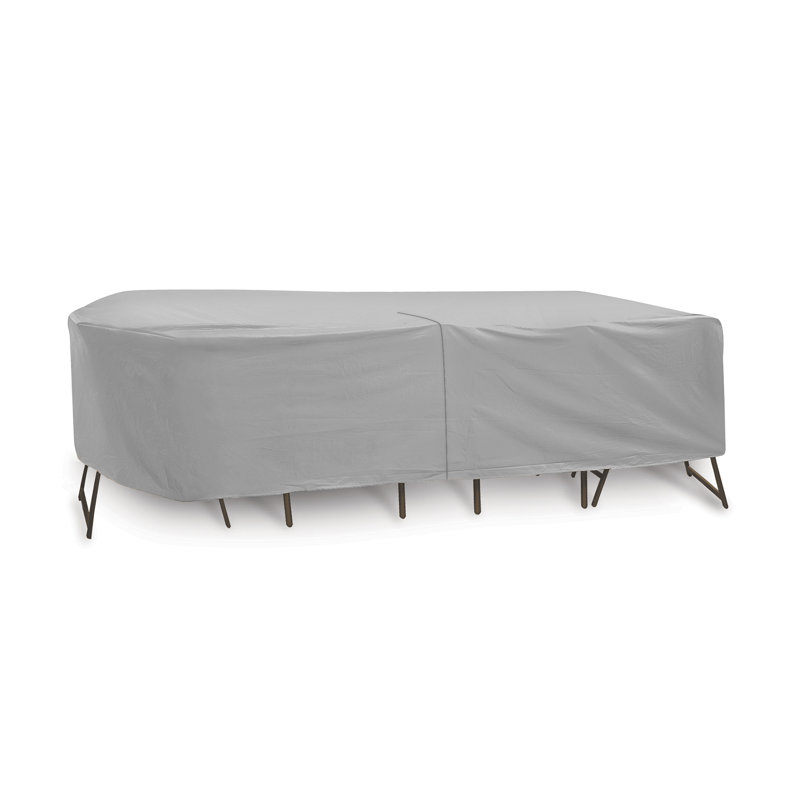 Myrilla Outdoor Patio Dining Set Cover, 30" H x 135" W x 80" D, Gray