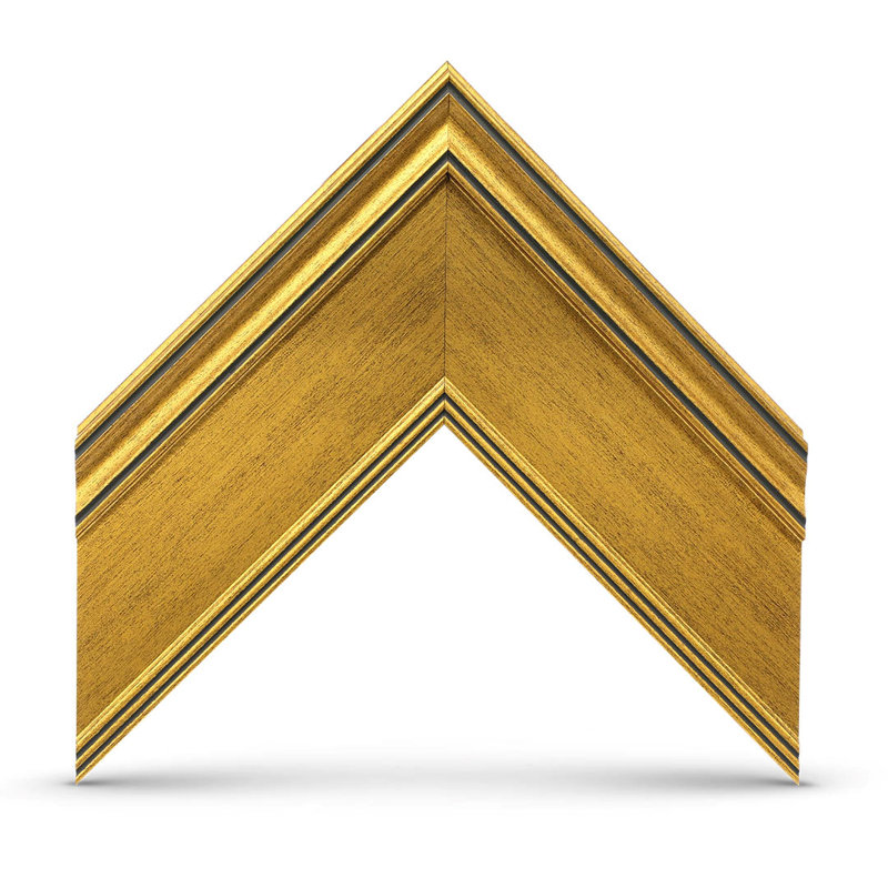 Deco TV Frame for Samsung Frame TV and Frame Pro, 43", Antique Gold
