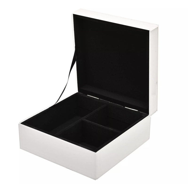 Glass Jewellery Box + Dividers