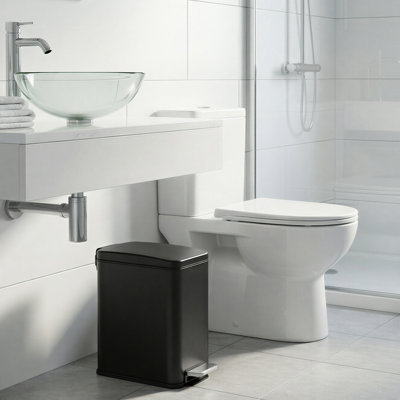 Bathroom Stainless Steel Small Trash Can
