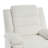 Ameiah Upholstered Beige Corduroy Manual Push Back Recliner Chair with Wingback-919414076