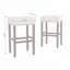 Tabouret de comptoir en similicuir