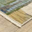 Tapis bleu / vert en laine Truffi-1055094059