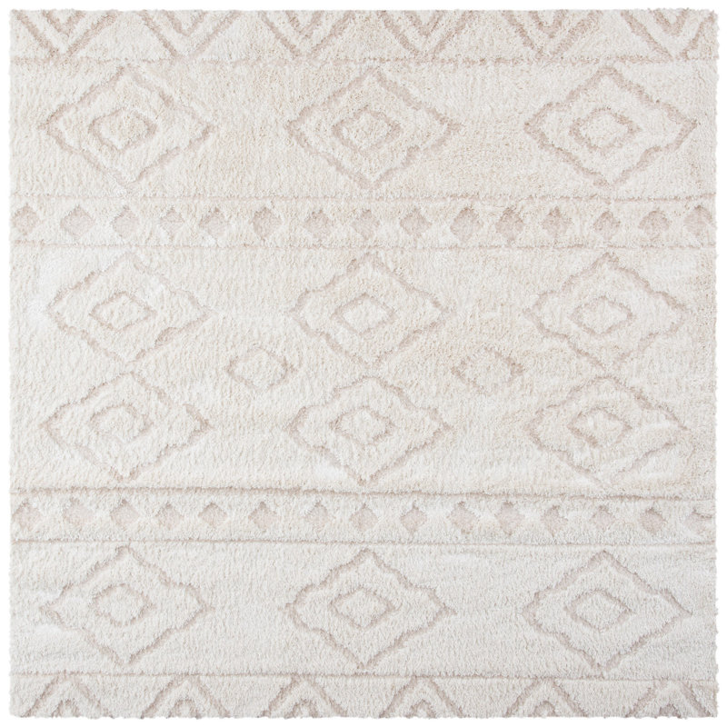 Sparta Shag Geometric Indoor/Outdoor Rug