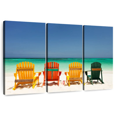 Chaises Gillard sur la plage des Caraïbes