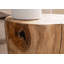 Unika Solid Wood Accent Stool