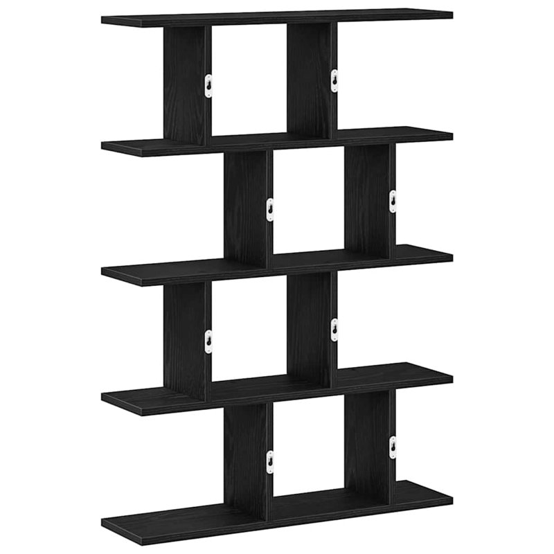 Aythan 12 Piece Bracket Shelf, Black