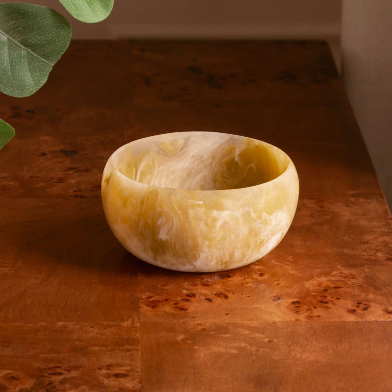 Mini bol rond en résine RESIN, Matcha
