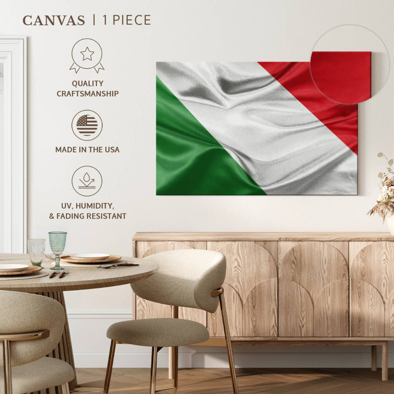 Drapeau italien Borges, H 34 po x l 51 po
