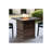 28" Propane Gas Fire Pit Table, 50000 BTU Square Steel Fire Pit for Outside Patio Deck Garden Courtyard
