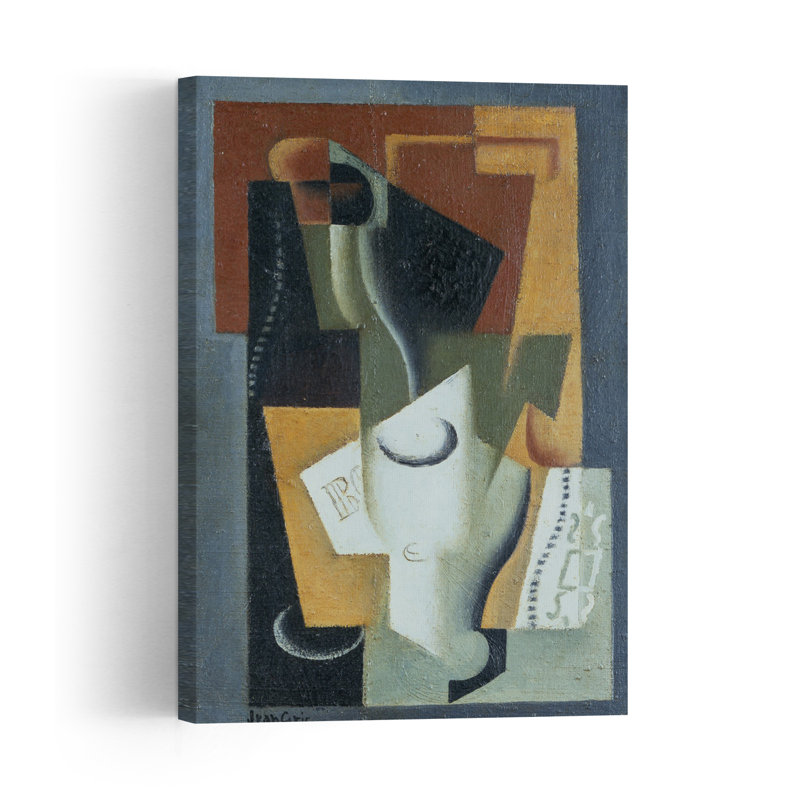Nature morte, 1919, estampe d'art mural abstrait contemporain, 24" H x 16" W