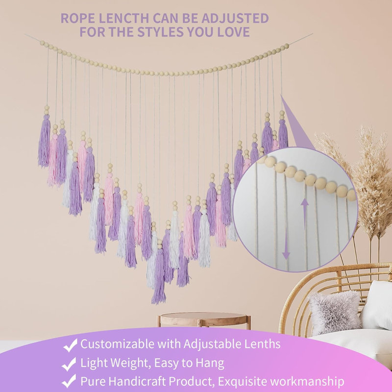 Tapestry, Purple/White/Pink