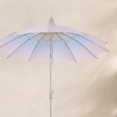 Dannyel 8' Lighted Market Umbrella