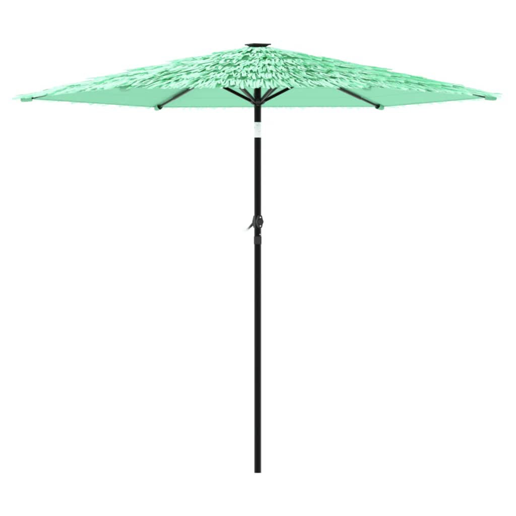 VIDAXL Garden Parasol Steel Green 7.1kg Crank Mechanism - Image 4