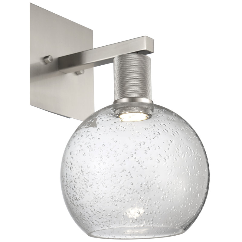 Southglenn Steel Armed Sconce, Brushed Steel