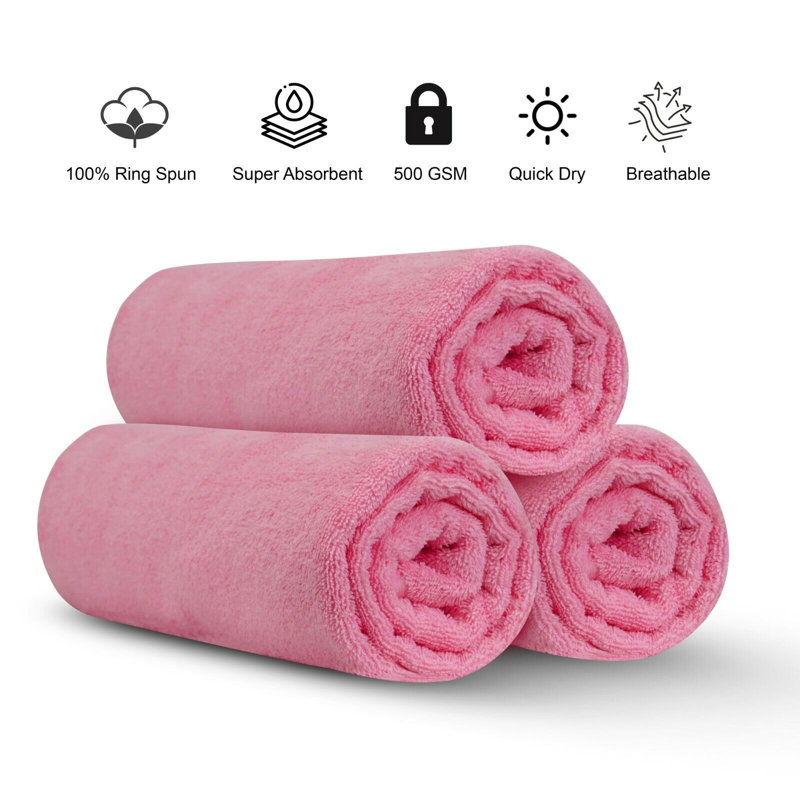 Fiorindo Jumbo Bath Sheet, Pink