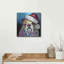 Lark Manor 'The Bulldog Christmas' by Dean Russo, Metal Wall Art-1333068236