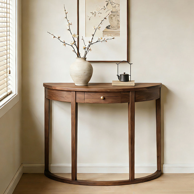 Console de style chinois classique, H 35,4 po x l 47,2 po x P 15,7 po