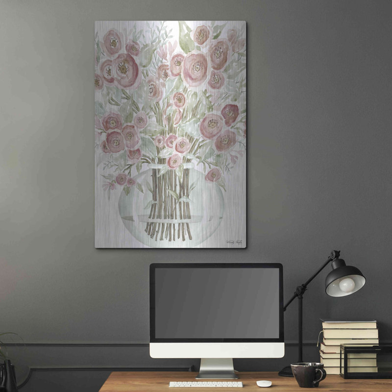 " Blush Roses " by Cindy Jacobs, 36" H x 24" W