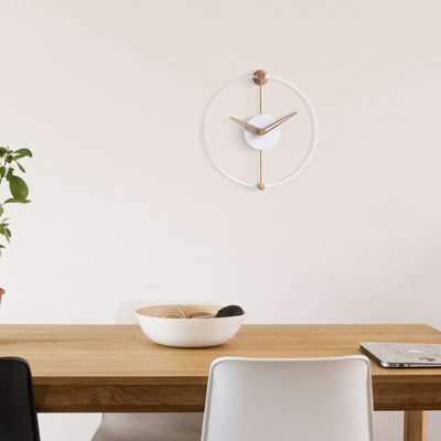 Oak Analog Wall Clock