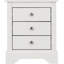 Clarita 3 Drawer Bedside Chest 