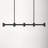 Braulio 5 - Light Black Brass LED Kitchen Island Pendant