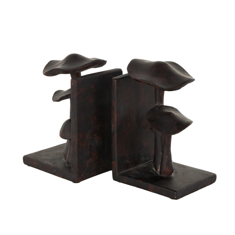 Mushroom Resin Bookends