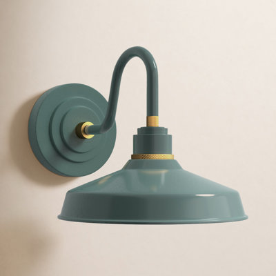 Marsi Single Light Bell Outdoor Aluminum Wall Light