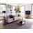 Tindal 28"W Industrial Modern Farmhouse Solid Wood Metal Square Coffee Table With Storage