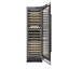 ZLINE Autograph 24 in. Black Stainless 100 Bottle Column Wine Cooler w/ Gold Accents-30447449