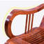 Chaise berçante en bois massif saine