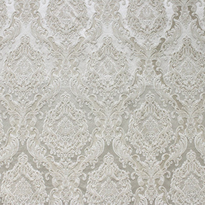Varley Fabric | Damask Jacquard Fabric | Color Ivory