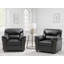 Ensemble de 2 chaises en simili cuir Kuopio