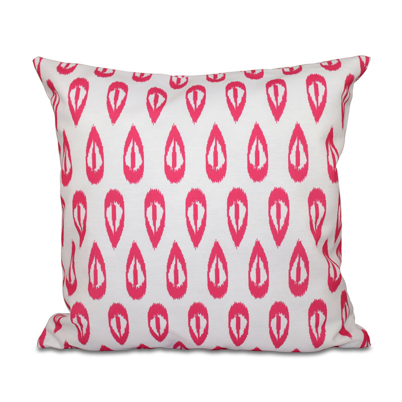  Housse de coussin d'extérieur carré et insert, Rose