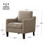 Fauteuil avec pieds en bois massif-892651834