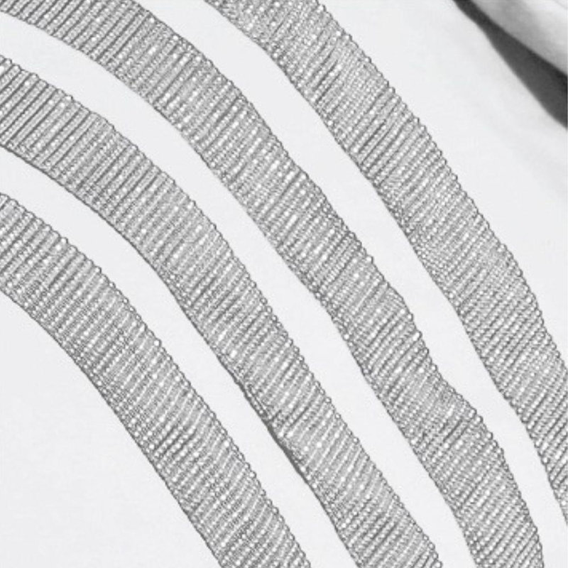 Fienley Cotton No Pattern Duvet Cover with Pillowcases, White, Double Duvet Cover + 2 Standard Pillowcases