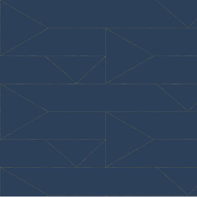 Flagged Geometric Wallpaper Roll by Jamie Graney