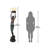 Lampe torchère sur pied 73 po Mermaid Goddess