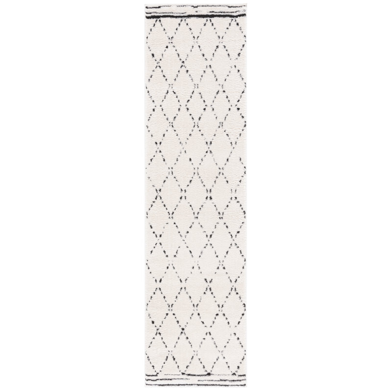 Tapis géométrique Simora Performance, Tapis de couloir 2 pi 2 po x 8 pi