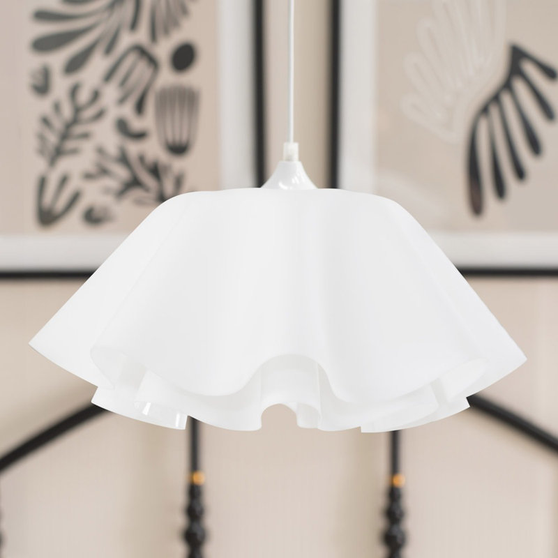 114cm H Acrylic Novelty Pendant Shade in White