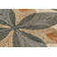 Abaca Collection Flatweave Jute / Sisal Geometric Area Rug in Beige-1019073227