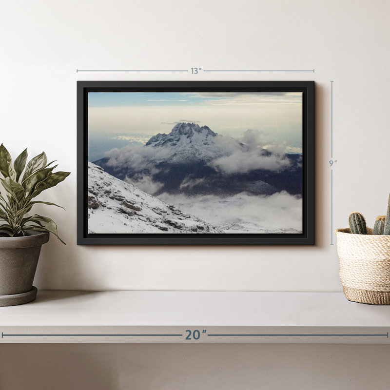 Nature "Art mural Kilimanjaro Snow Mountain", H 9 po x l 13 po