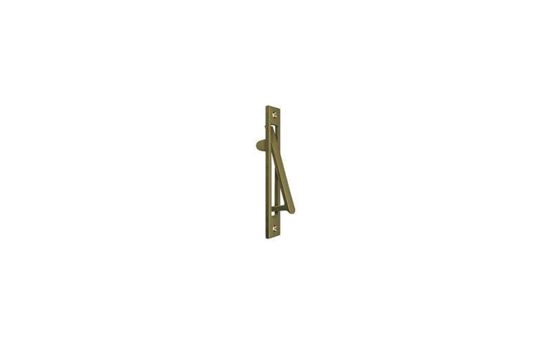 Finger Pull, Antique Brass