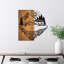 Handmade Wall Decor on Solid Wood