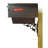 Savannah Aluminum Post Mounted Mailbox
