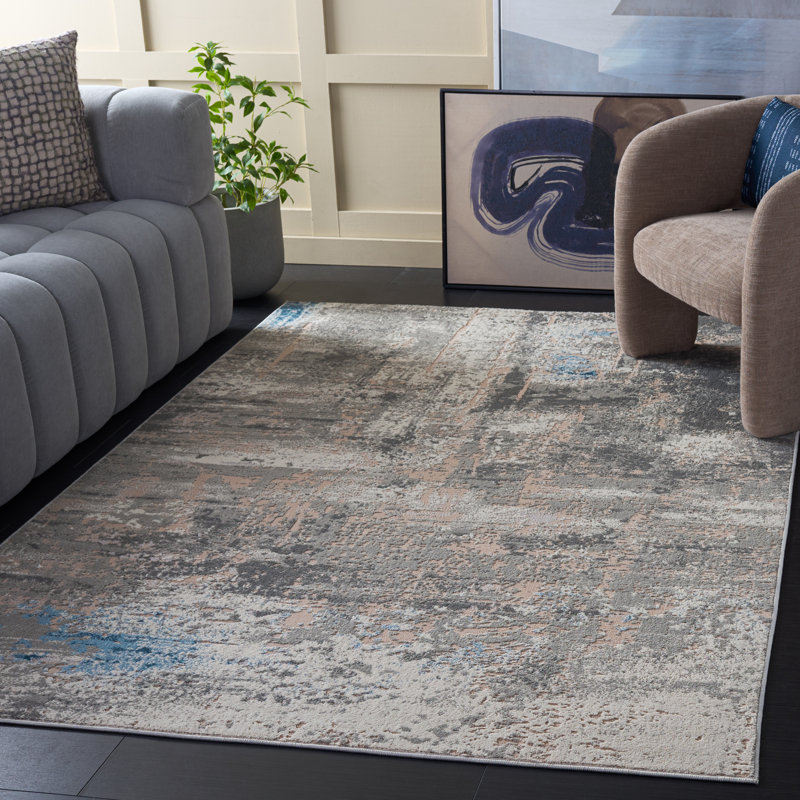 Palma 364 Performance Abstract Rug, 5'-3" X 7'-6" Rectangle