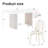 Modern Faux Marble Finish Dining Table Set for 4/6, Rectangular Kitchen & Dining Room Set with PU Leather Chairs, Engineered Wood Table, Easy Clean-190303931